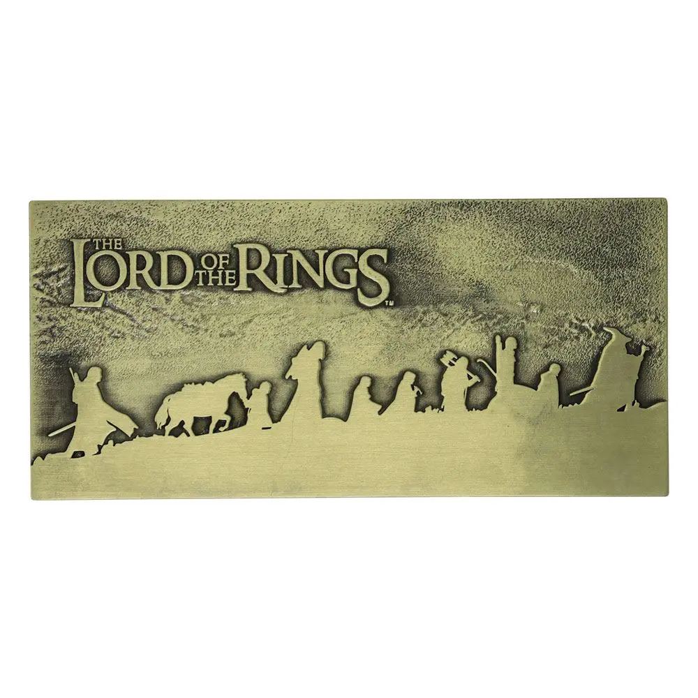 Lord of the Rings The Fellowship Plaque Limited Edition - plaketa, omejena izdaja fotografija izdelka