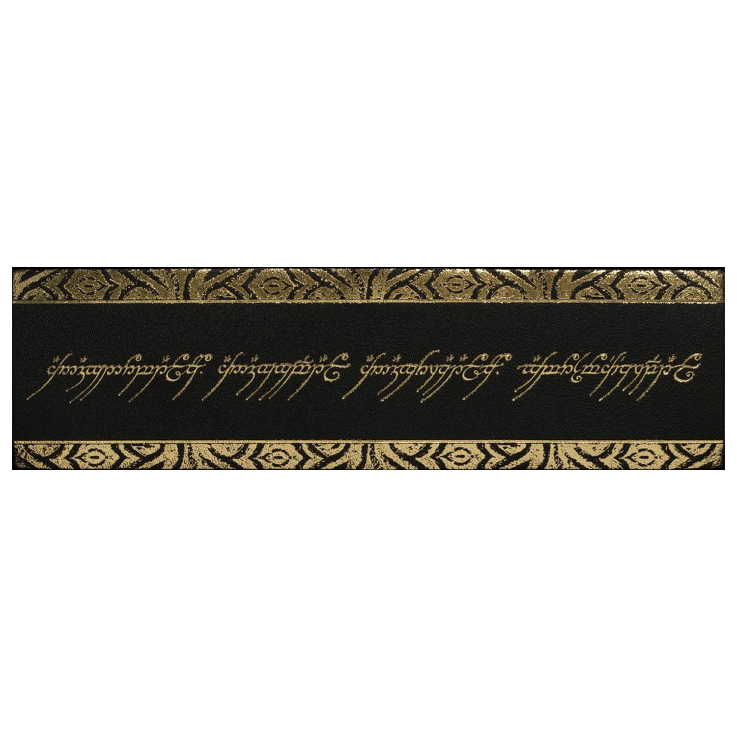 Lord of the Rings usnjeni zaznamek The One Ring Inscription fotografija izdelka