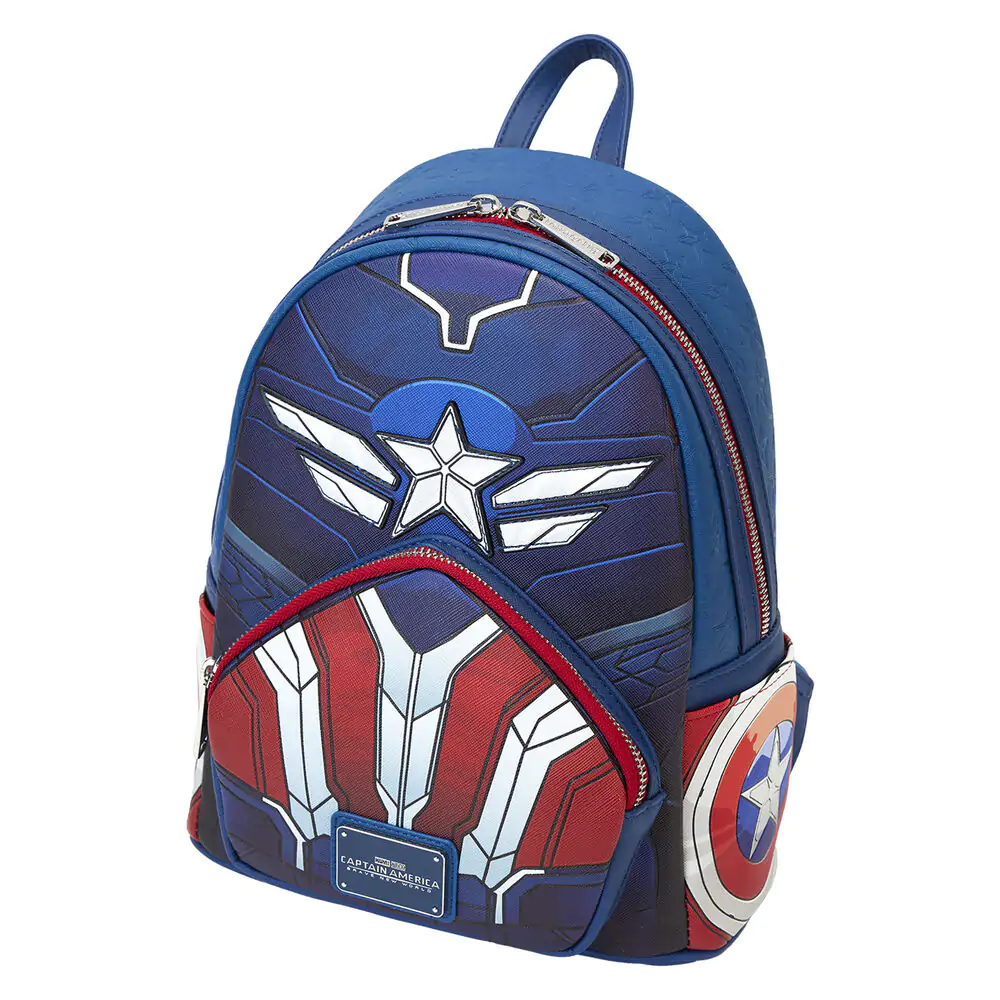 Loungefly Marvel Captain America Brave New World nahrbtnik 26 cm fotografija izdelka