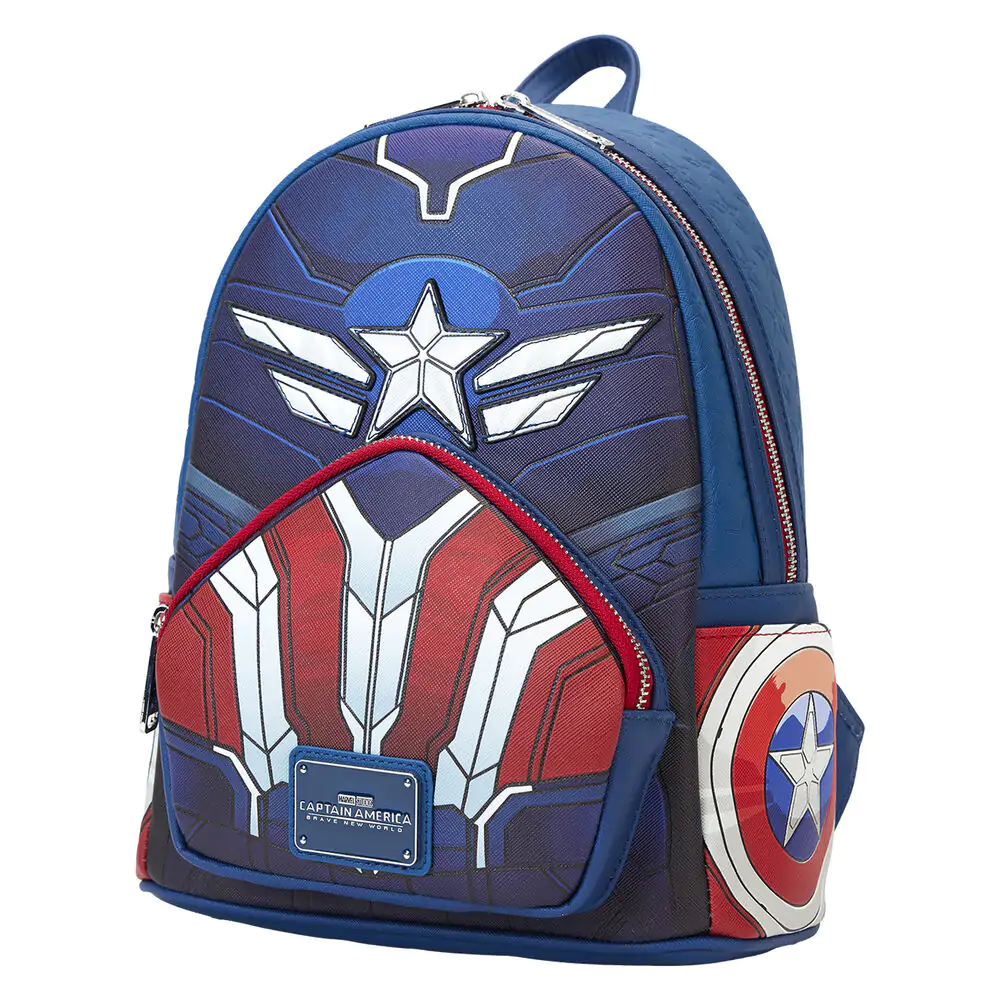 Loungefly Marvel Captain America Brave New World nahrbtnik 26 cm fotografija izdelka