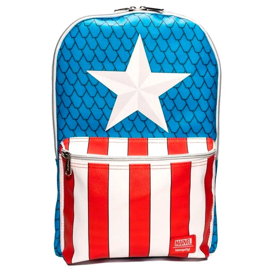 Loungefly Marvel Captain America nahrbtnik z broško 45 cm fotografija izdelka