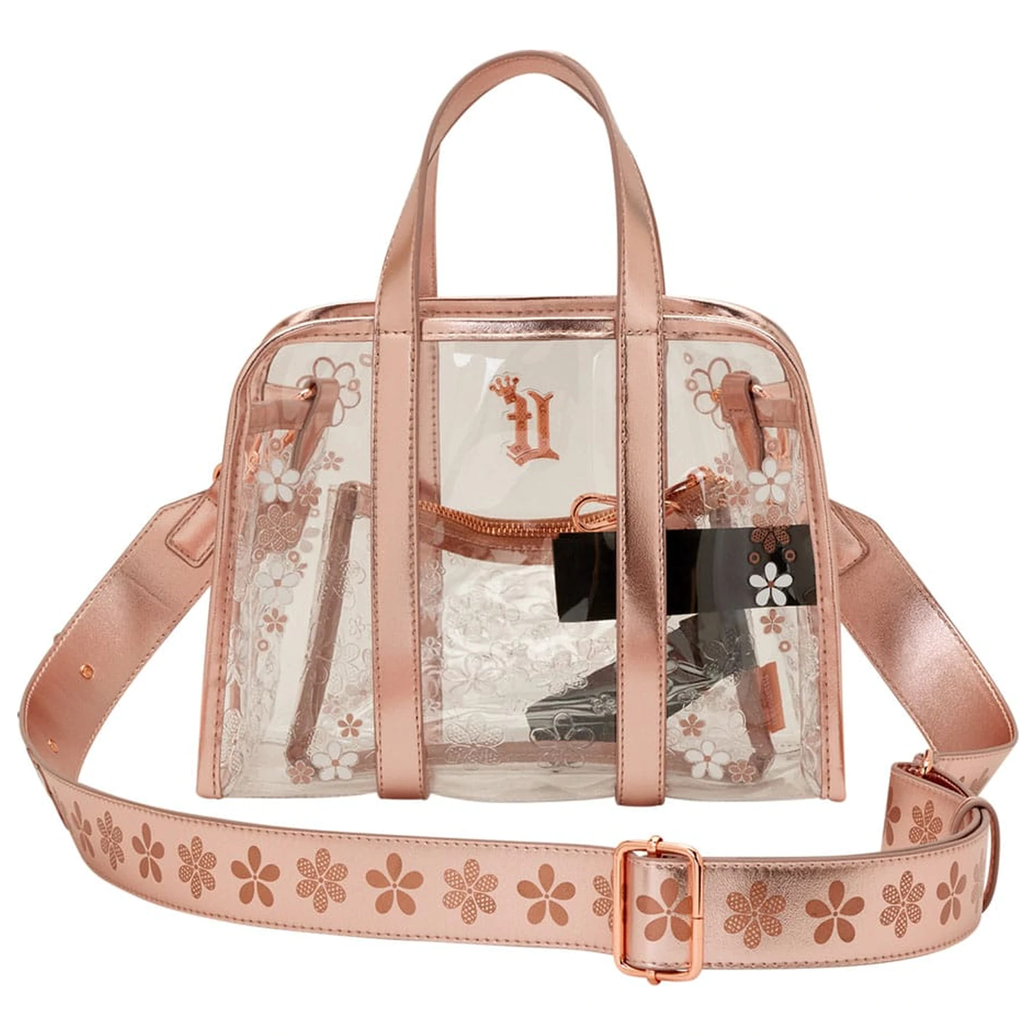 Loungefly Crossbody torba Clear Floral fotografija izdelka