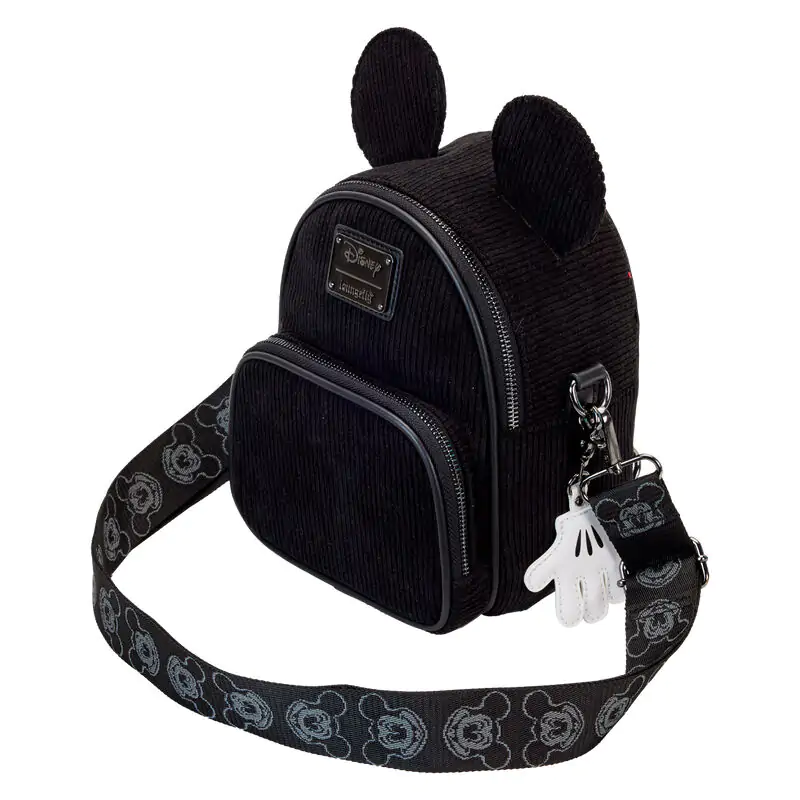 Loungefly Disney 100 Mickey Mouse Classic konvertibilni mini nahrbtnik & crossbody torba 20cm fotografija izdelka