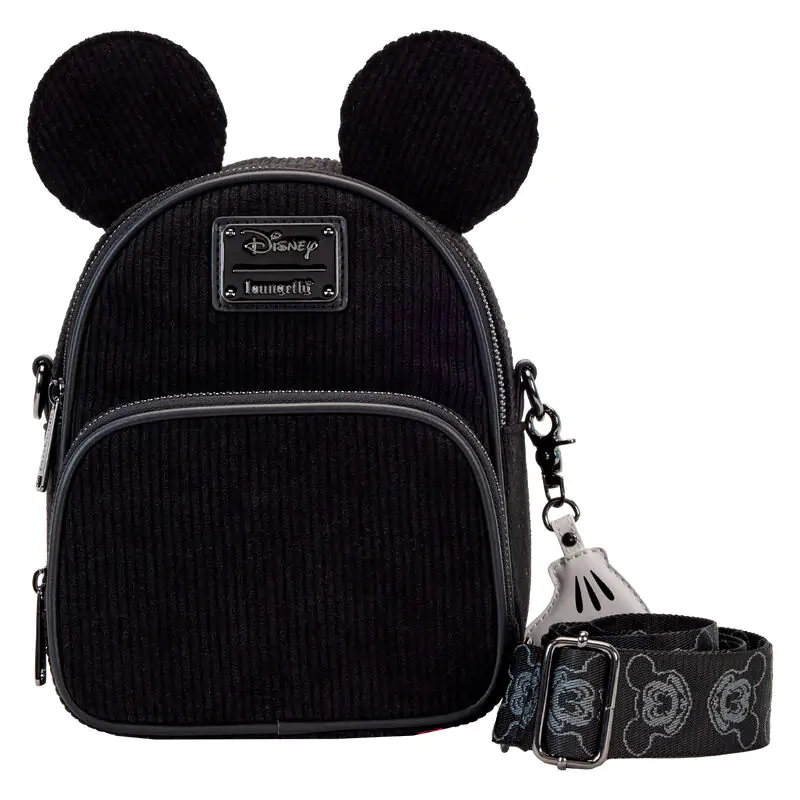 Loungefly Disney 100 Mickey Mouse Classic konvertibilni mini nahrbtnik & crossbody torba 20cm fotografija izdelka