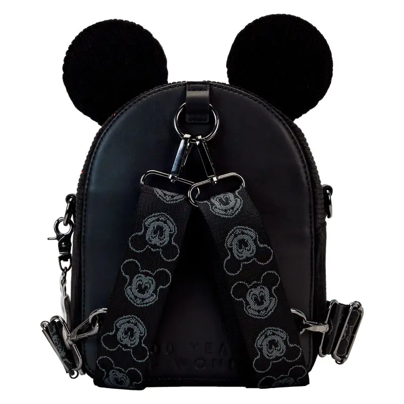 Loungefly Disney 100 Mickey Mouse Classic konvertibilni mini nahrbtnik & crossbody torba 20cm fotografija izdelka