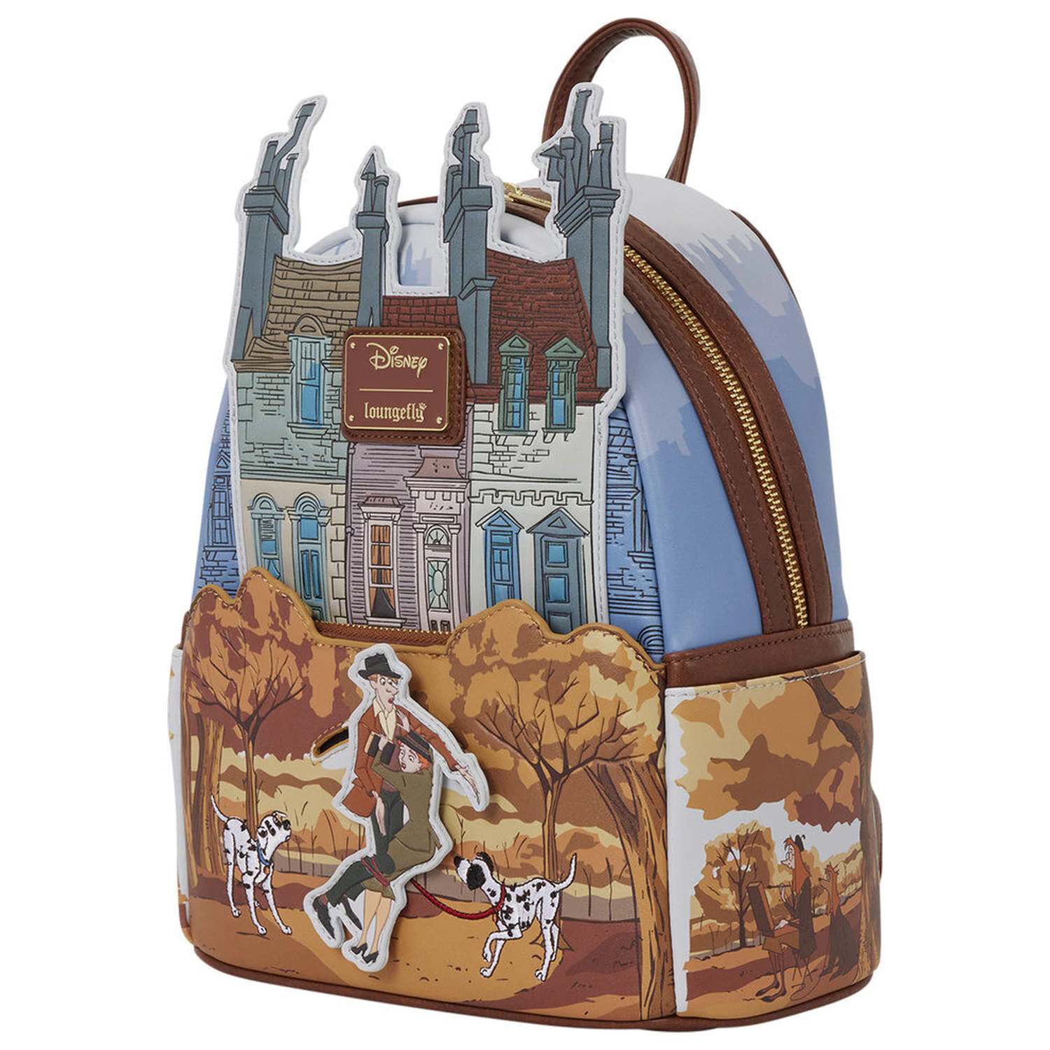 Loungefly Disney 101 Dalmatians Roger & Anita nahrbtnik 26cm fotografija izdelka