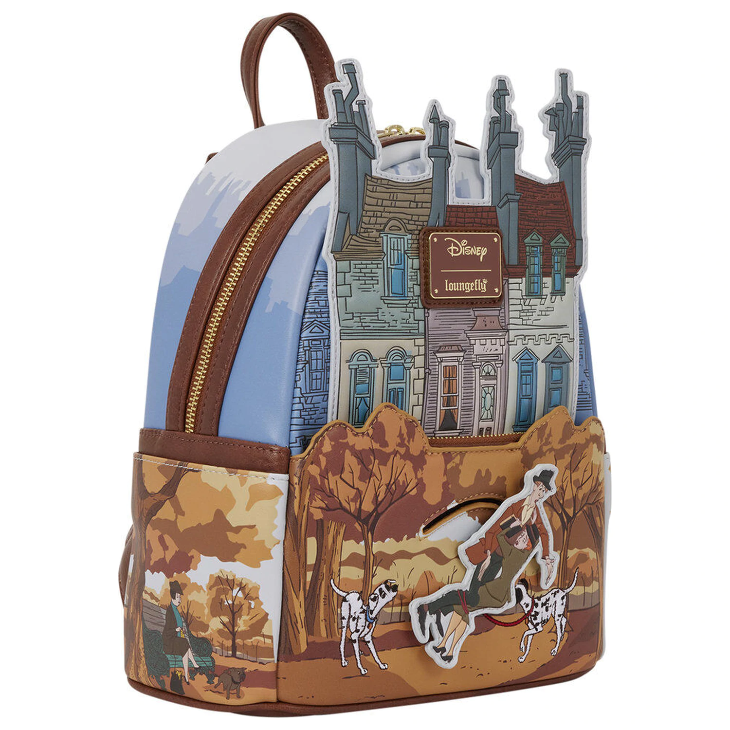 Loungefly Disney 101 Dalmatians Roger & Anita nahrbtnik 26cm fotografija izdelka