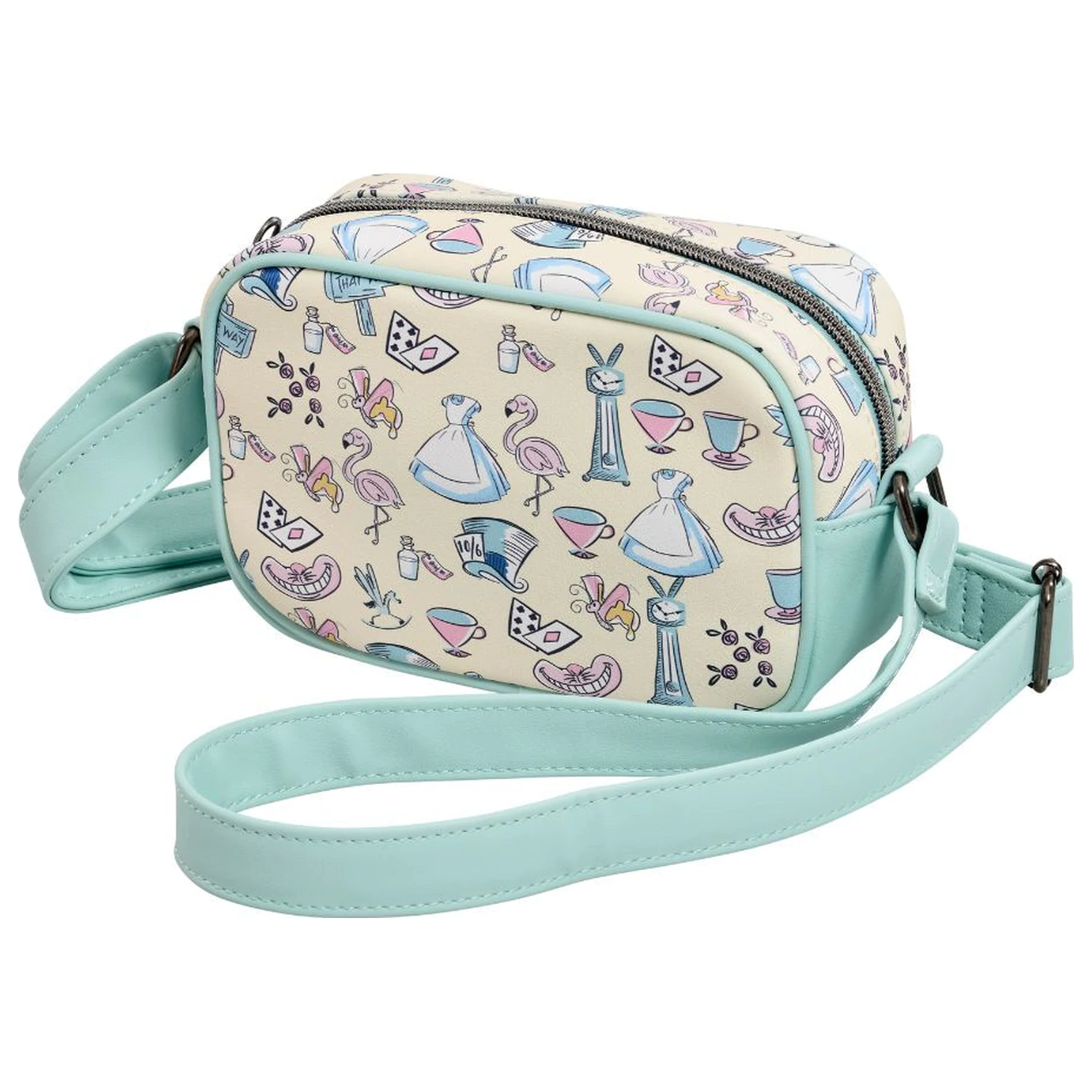 Loungefly Disney Alice In Wonderland Floral Scene torba za čez ramo fotografija izdelka