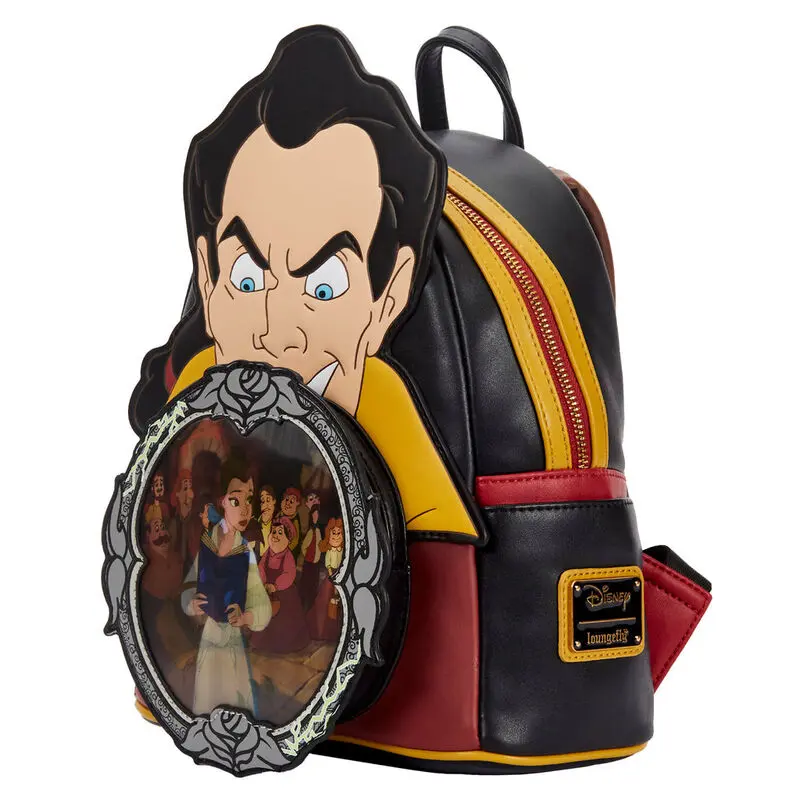 Loungefly Disney Beauty and the Beast Villains Gaston Scene nahrbtnik 26 cm fotografija izdelka