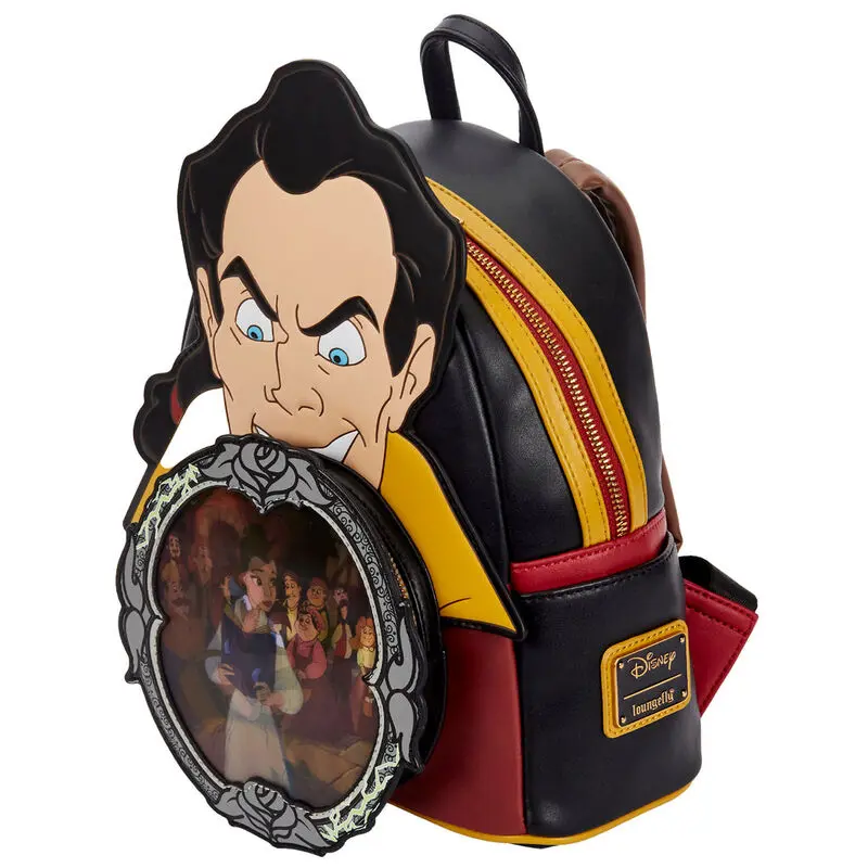 Loungefly Disney Beauty and the Beast Villains Gaston Scene nahrbtnik 26 cm fotografija izdelka