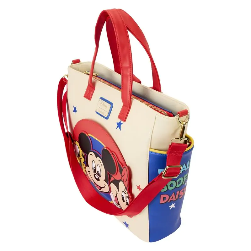 Loungefly Disney Classic Mickey and Friends konvertibilna nahrbtnik tote torba fotografija izdelka