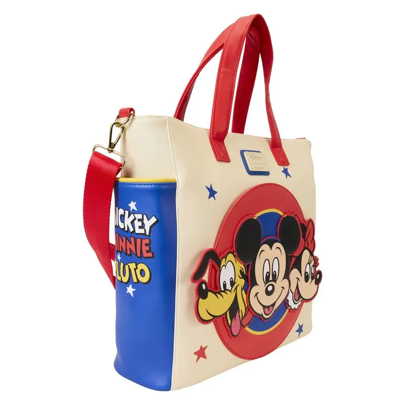 Loungefly Disney Classic Mickey and Friends konvertibilna nahrbtnik tote torba fotografija izdelka