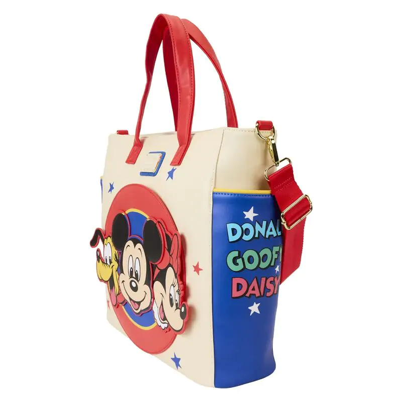 Loungefly Disney Classic Mickey and Friends konvertibilna nahrbtnik tote torba fotografija izdelka