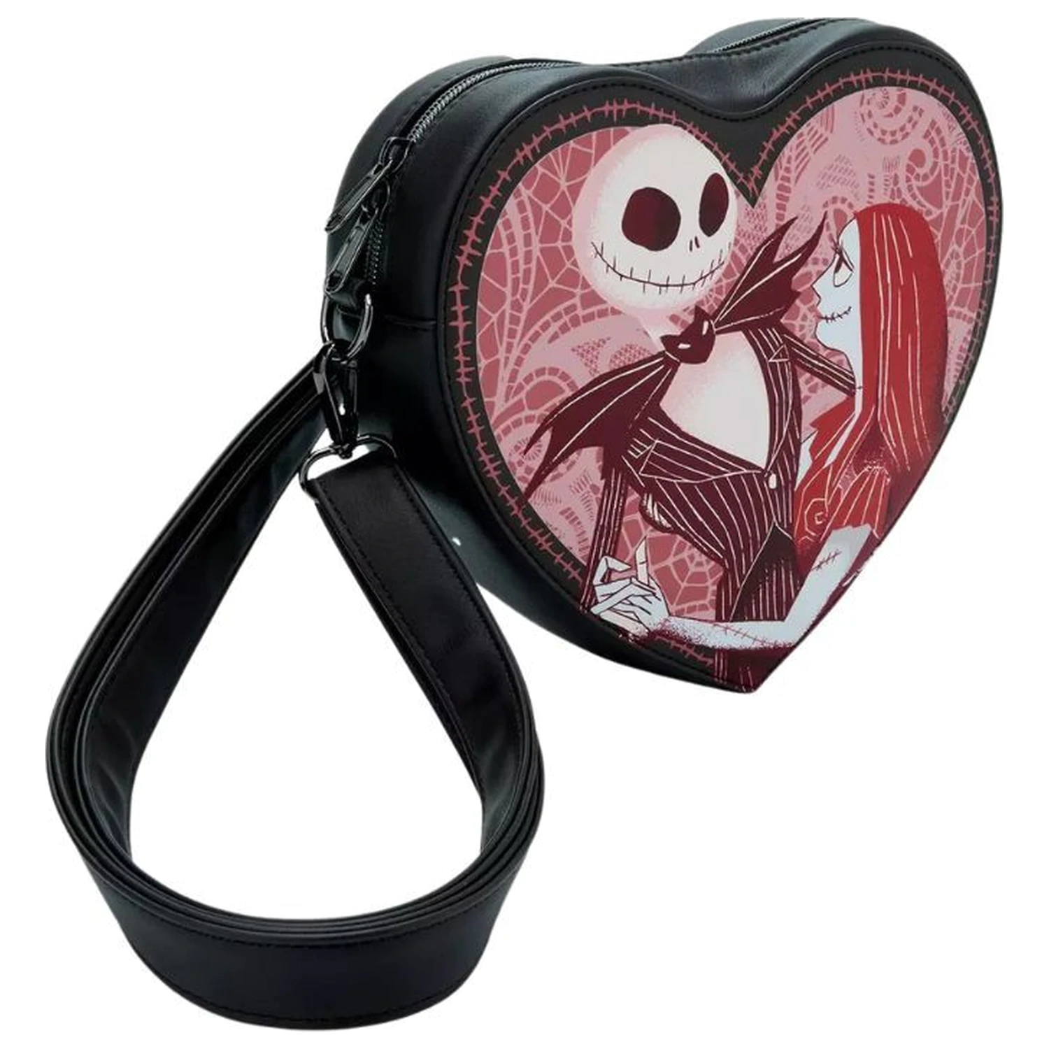 Loungefly Disney Jack And Sally torba čez ramo fotografija izdelka
