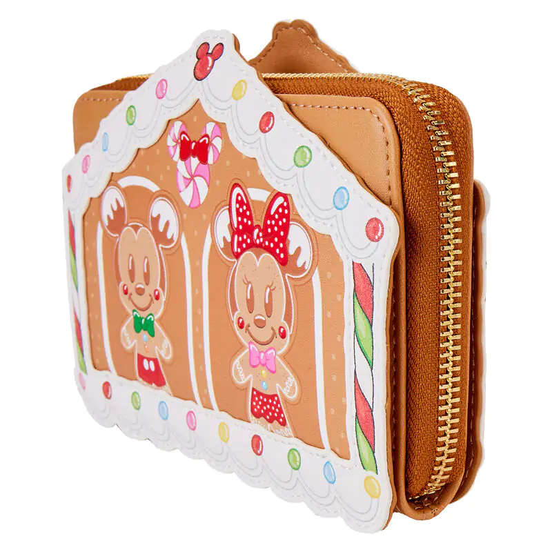 Loungefly Disney Mickey & Friends Gingerbread House denarnica fotografija izdelka
