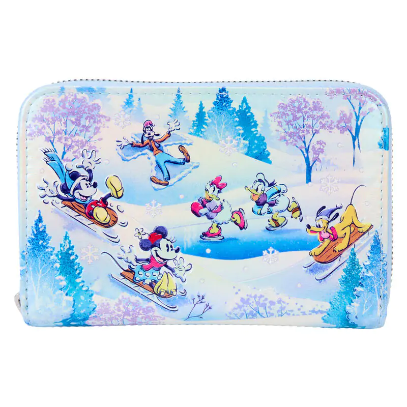 Loungefly Disney Mickey and Friends Winter Wonderland denarnica fotografija izdelka