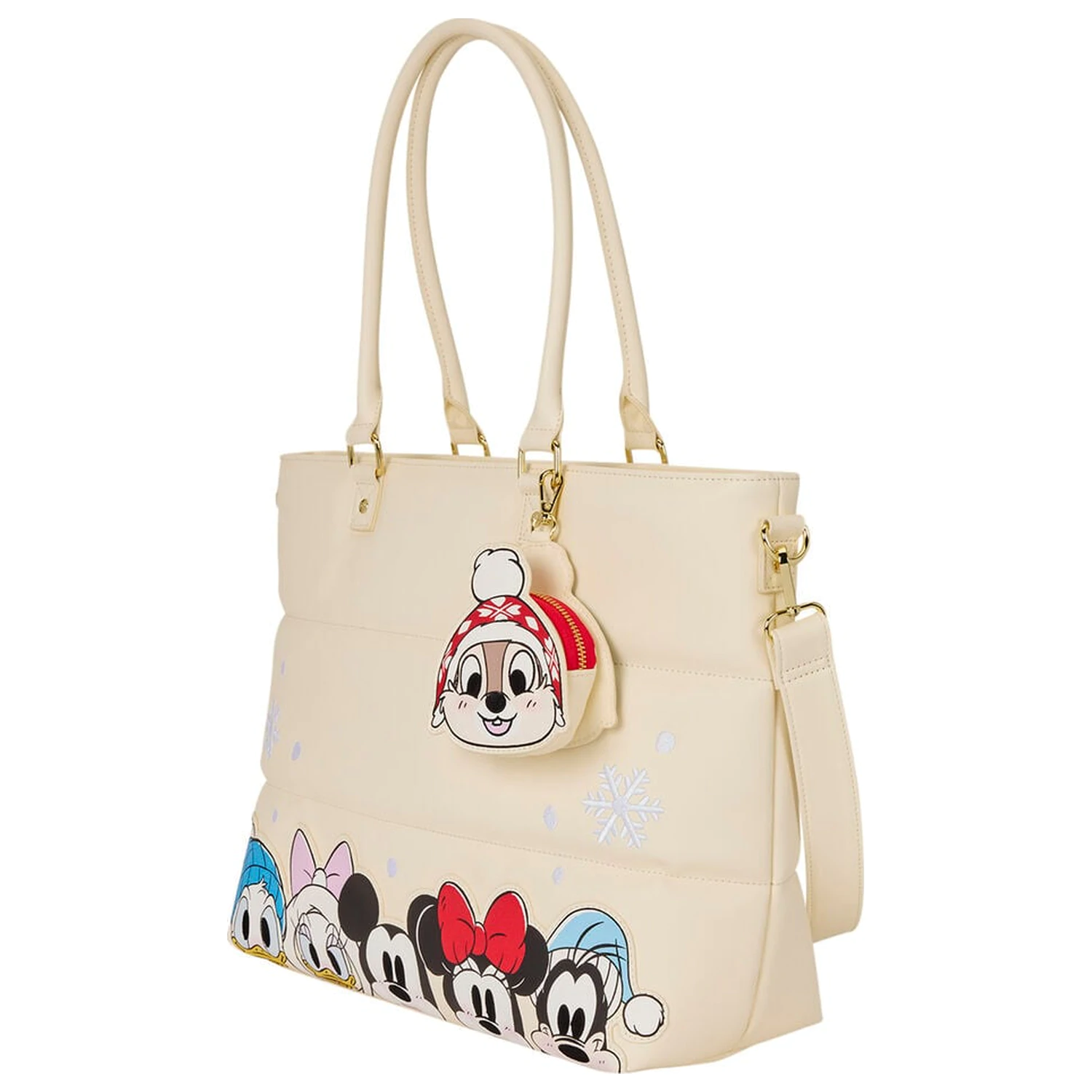 Loungefly Disney Mickey & Friends Puff Quilt torba in torbica za kovance fotografija izdelka