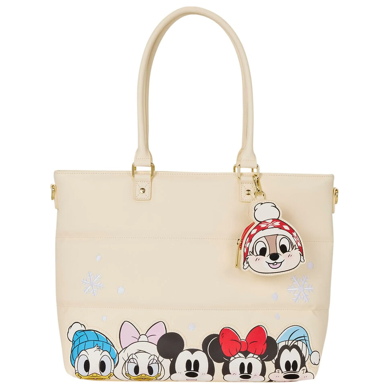 Loungefly Disney Mickey & Friends Puff Quilt torba in torbica za kovance fotografija izdelka