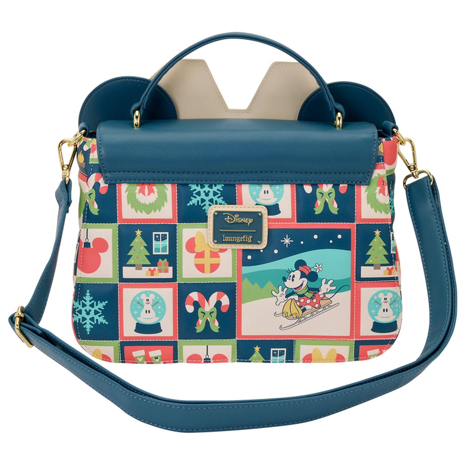 Loungefly Disney Mickey Holiday torba na ramo fotografija izdelka