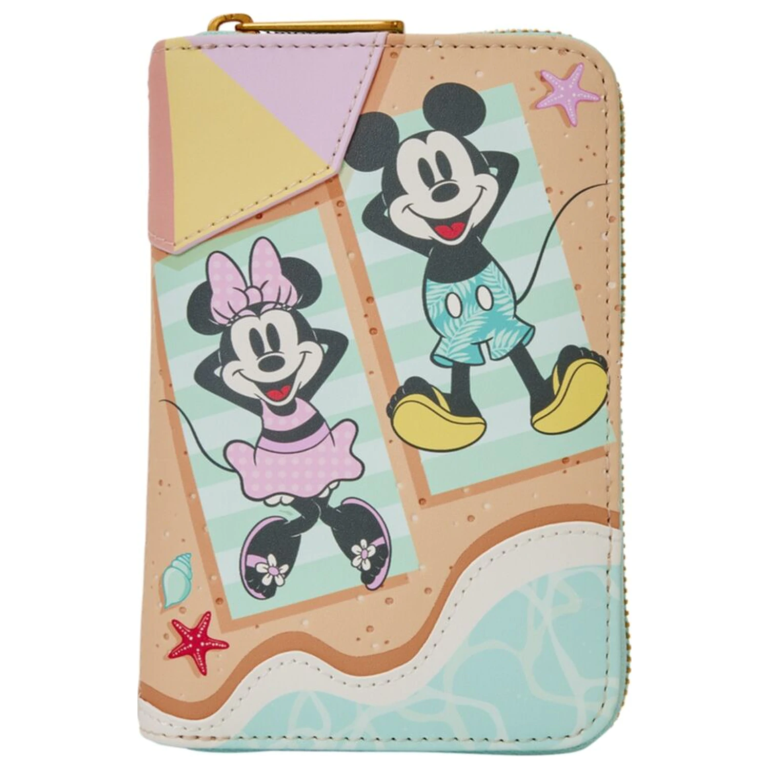 Loungefly Disney Mickey & Minnie Beach Fun denarnica fotografija izdelka