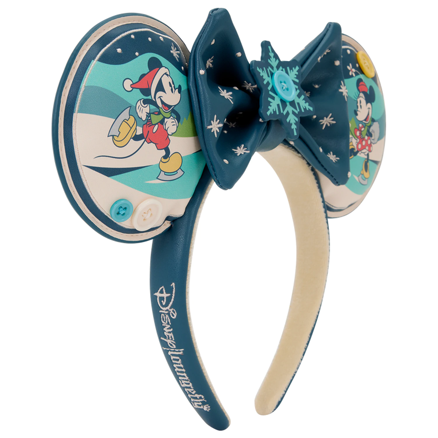 Loungefly Disney Mickey & Minnie Holiday naglavni trak fotografija izdelka