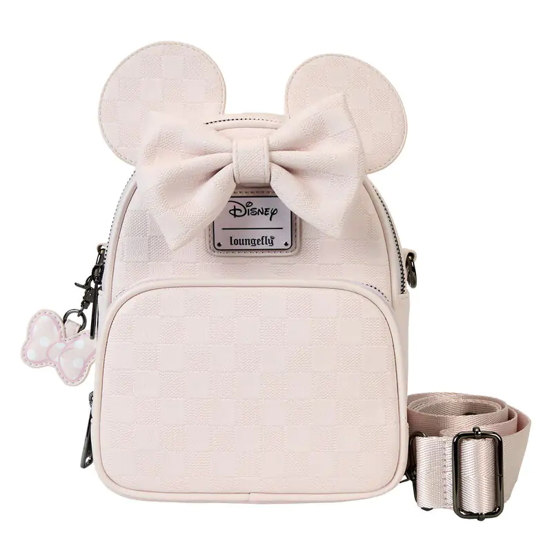 Loungefly Disney Minnie Ear Evergreen nahrbtnik v obliki torbe fotografija izdelka