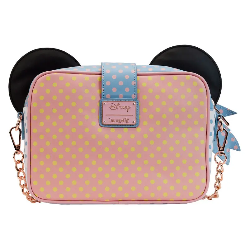 Loungefly Disney Minnie Mouse Pastel Polka Dot Crossbody torba fotografija izdelka