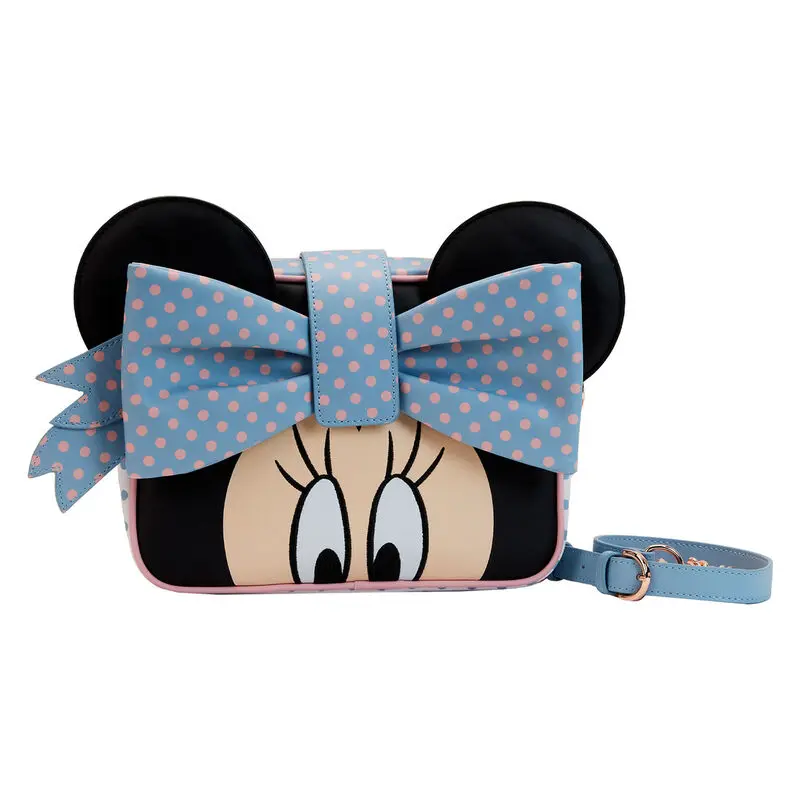 Loungefly Disney Minnie Mouse Pastel Polka Dot Crossbody torba fotografija izdelka