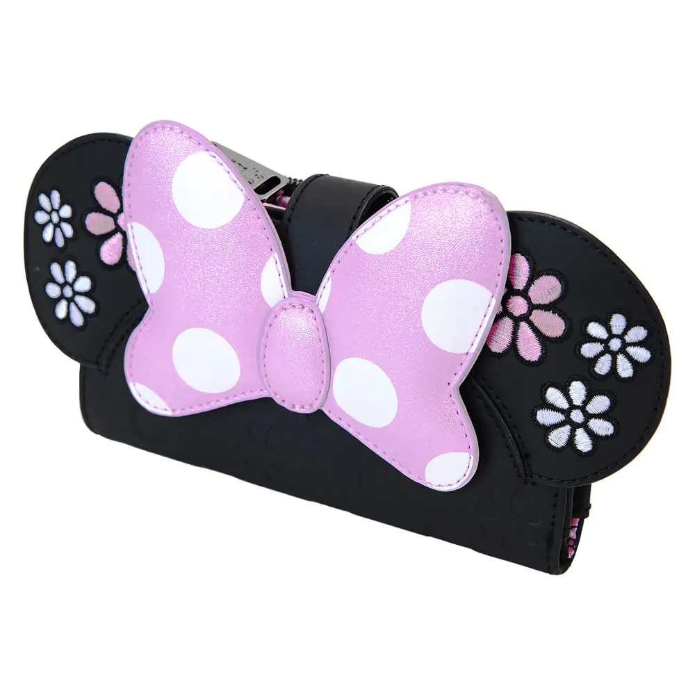 Loungefly Disney Minnie Floral Rock the Dots denarnica fotografija izdelka