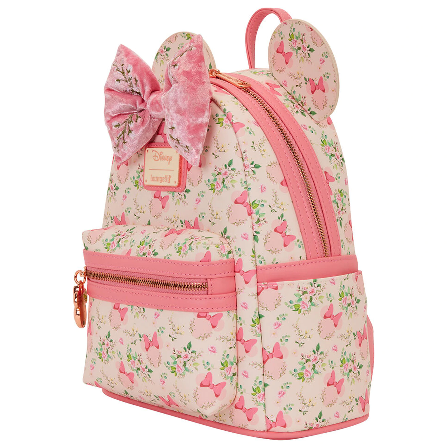 Loungefly Disney Minnie Floral nahrbtnik fotografija izdelka