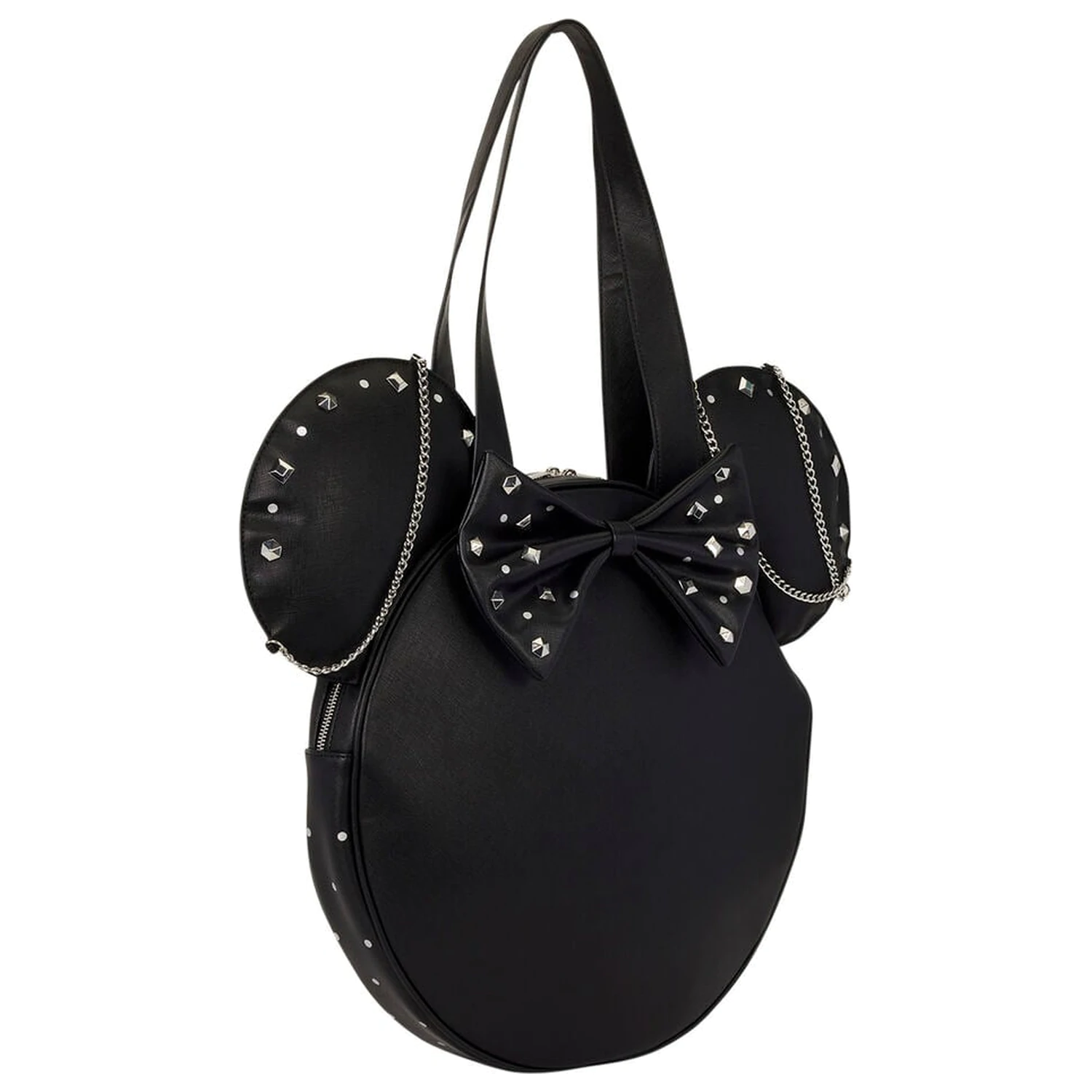 Loungefly Disney Minnie torba za na ramo z zakovicami in verigami fotografija izdelka
