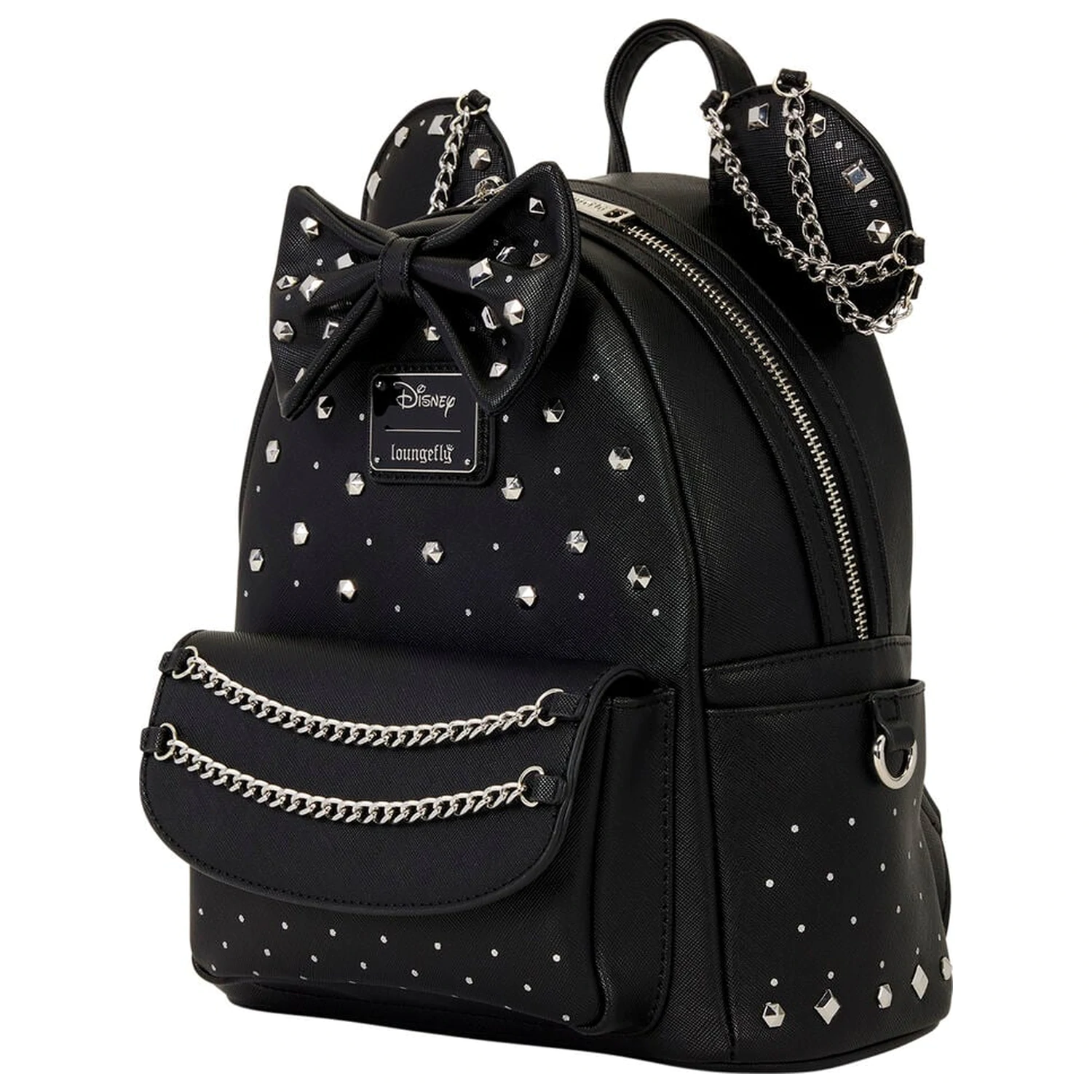 Loungefly Disney Minnie Studs & Chains nahrbtnik 26cm fotografija izdelka