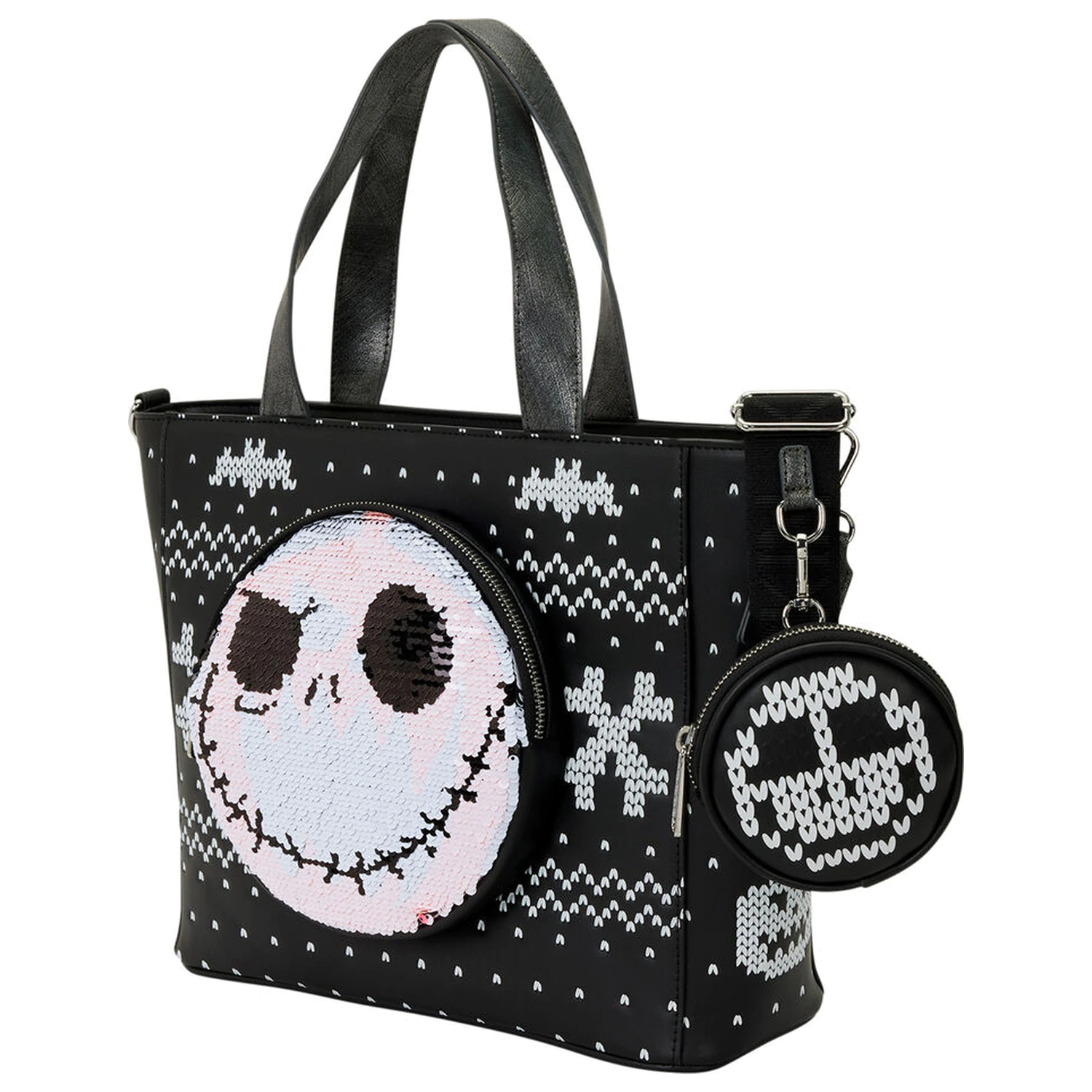 Loungefly Disney Nightmare Before Christmas Jack Skellington torba + denarnica fotografija izdelka