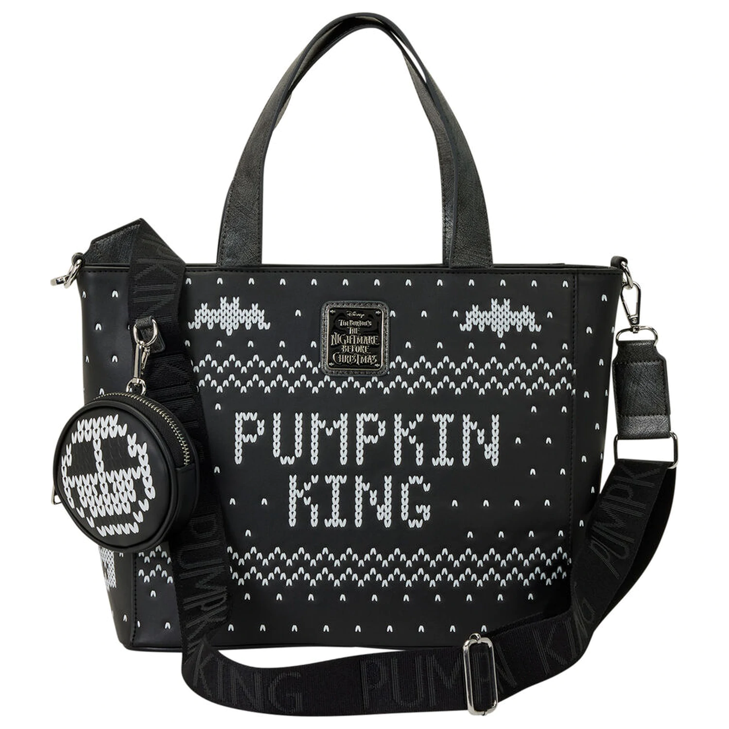 Loungefly Disney Nightmare Before Christmas Jack Skellington torba + denarnica fotografija izdelka