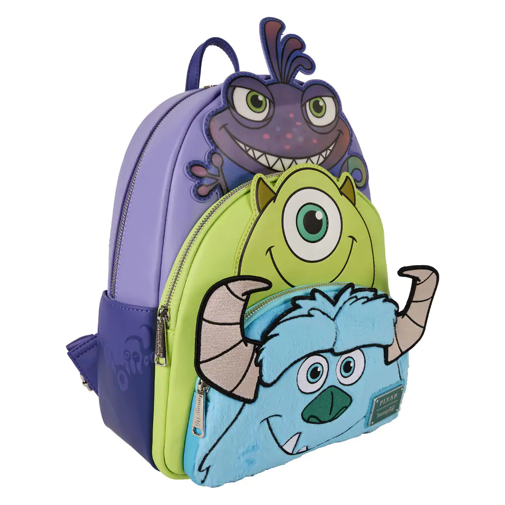 Loungefly Disney Pixar Monsters INC Mike Sully and Randall nahrbtnik 31 cm fotografija izdelka