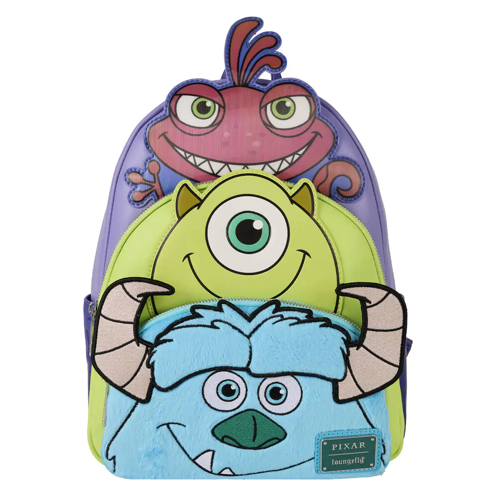 Loungefly Disney Pixar Monsters INC Mike Sully and Randall nahrbtnik 31 cm fotografija izdelka