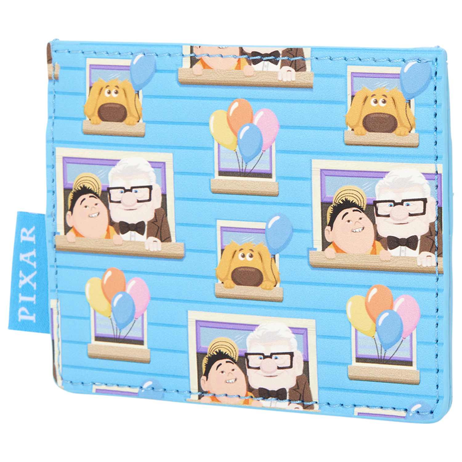 Loungefly Disney Pixar Up Carl, Russell & Dug denarnica fotografija izdelka