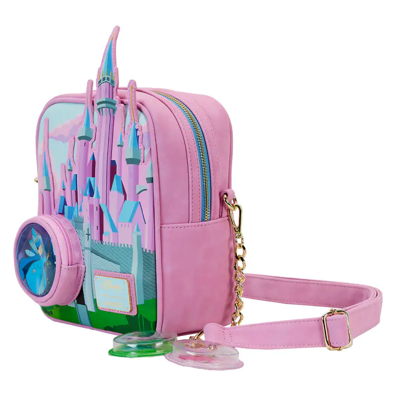 Loungefly Disney Sleeping Beauty Castle Three Good Fairies Stained Glass torba fotografija izdelka