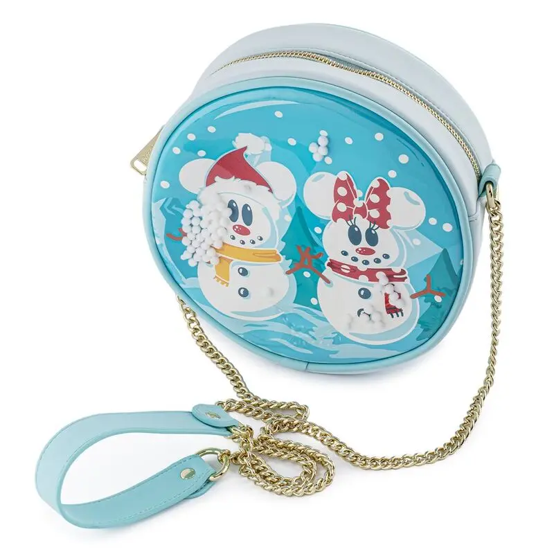 Disney by Loungefly Crossbody Torba Snežak Minnie & Mickey Snow Globe fotografija izdelka