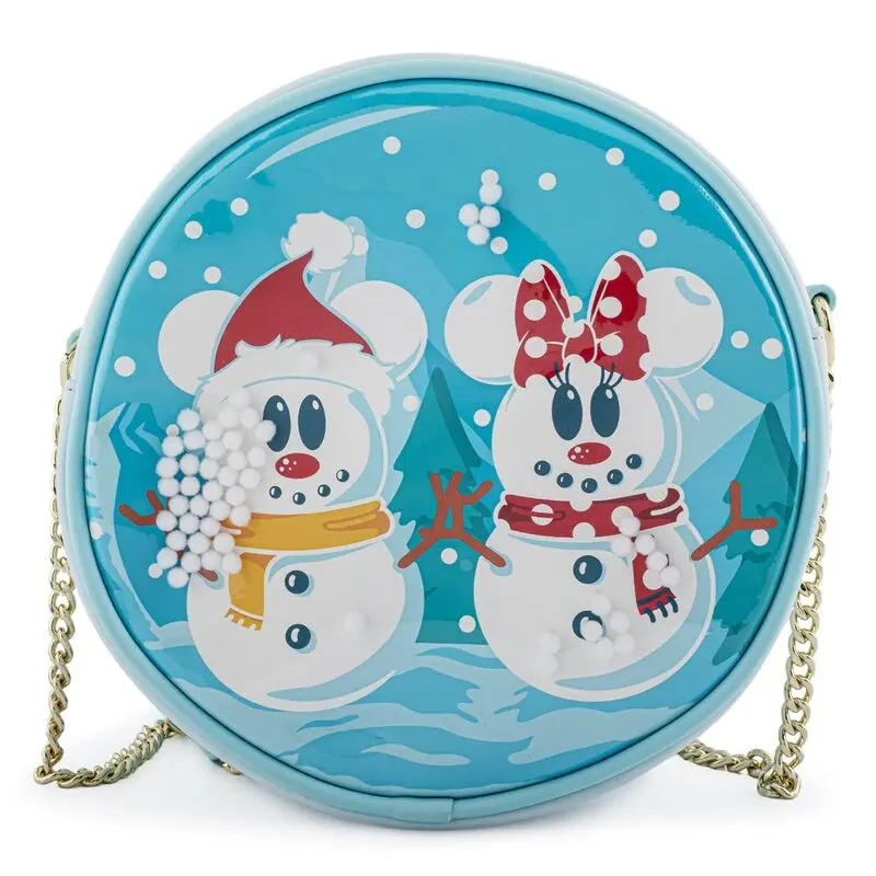 Disney by Loungefly Crossbody Torba Snežak Minnie & Mickey Snow Globe fotografija izdelka