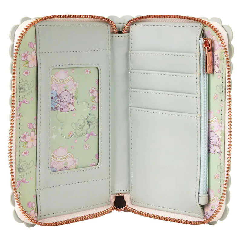 Loungefly Disney Stitch Cherry Blossom denarnica fotografija izdelka