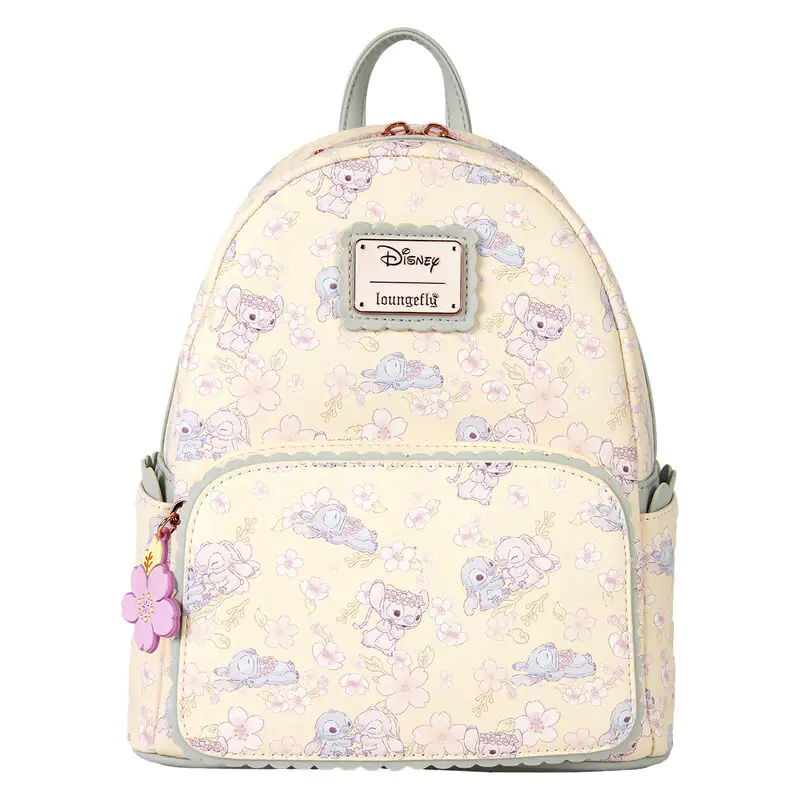 Loungefly Disney Stitch nahrbtnik z motivom češnjevih cvetov 26 cm fotografija izdelka