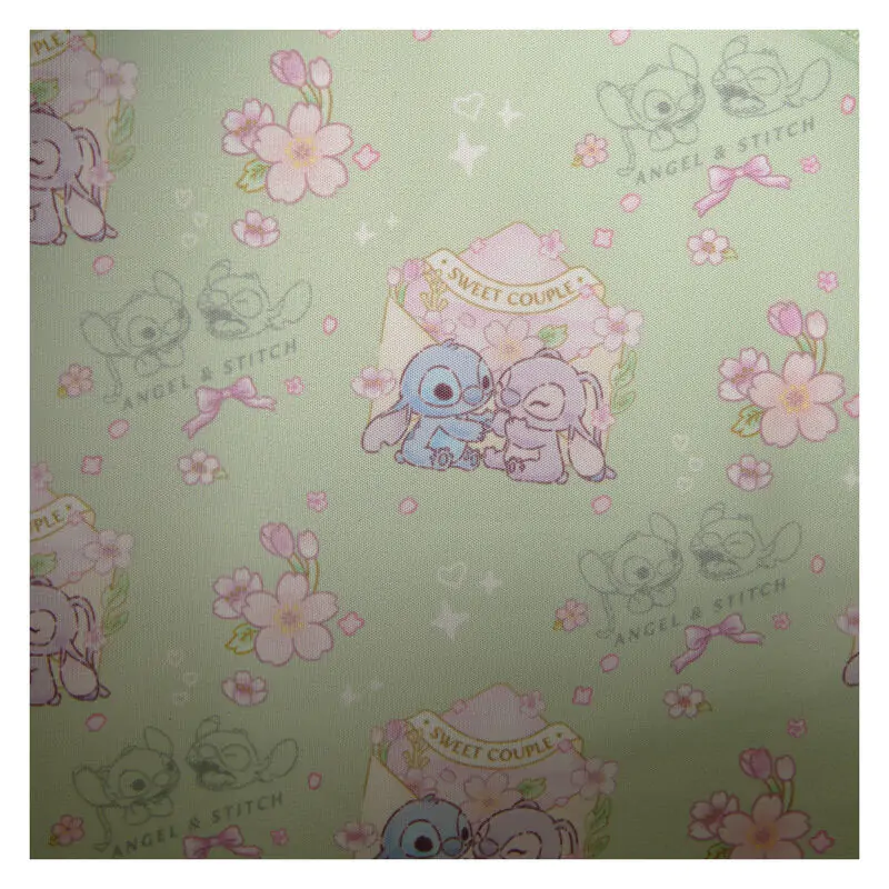 Loungefly Disney Stitch nahrbtnik z motivom češnjevih cvetov 26 cm fotografija izdelka