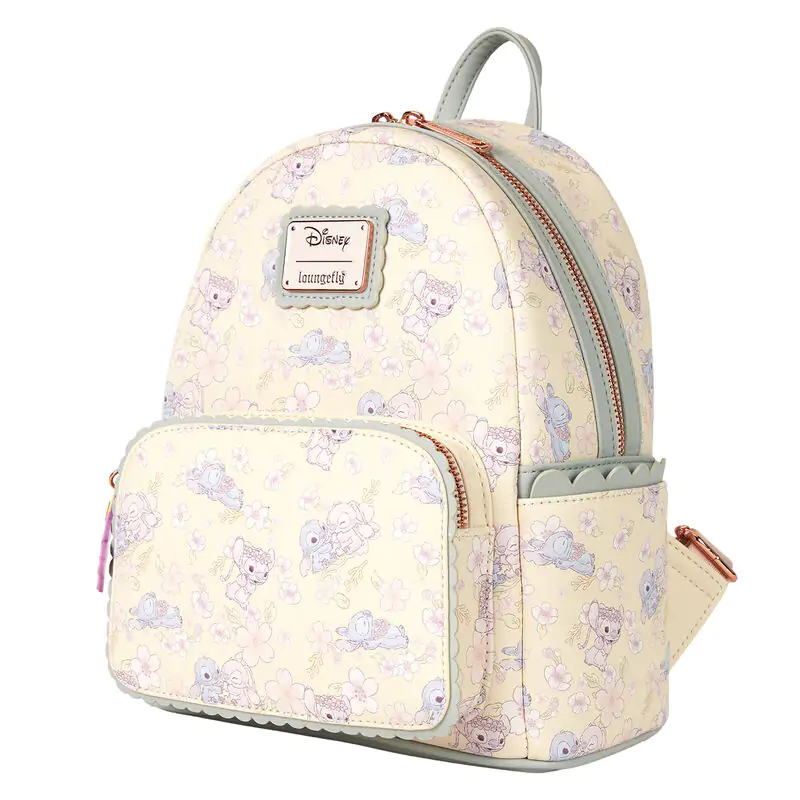 Loungefly Disney Stitch nahrbtnik z motivom češnjevih cvetov 26 cm fotografija izdelka