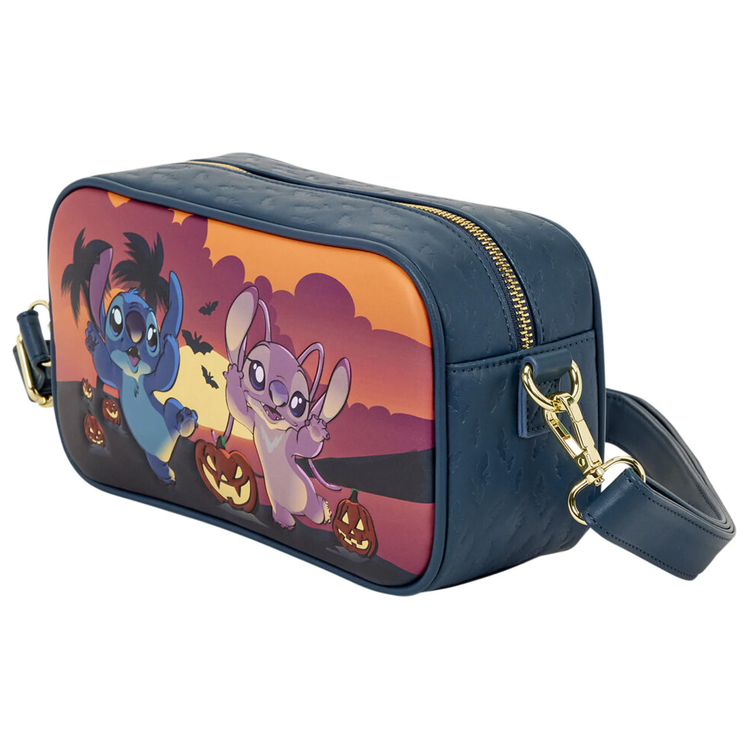 Loungefly Disney Stitch Halloween Angel & Stitch torba za čez ramo fotografija izdelka