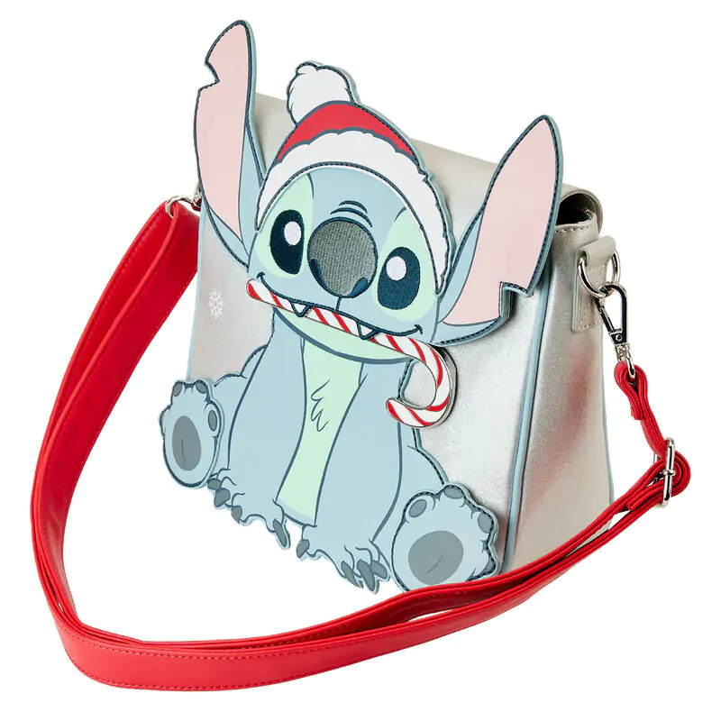 Loungefly Disney Stitch Holiday bleščeča crossbody torba fotografija izdelka