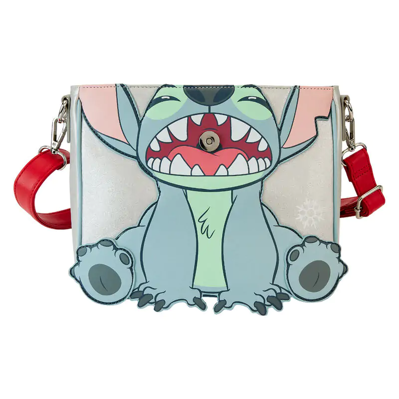 Loungefly Disney Stitch Holiday bleščeča crossbody torba fotografija izdelka