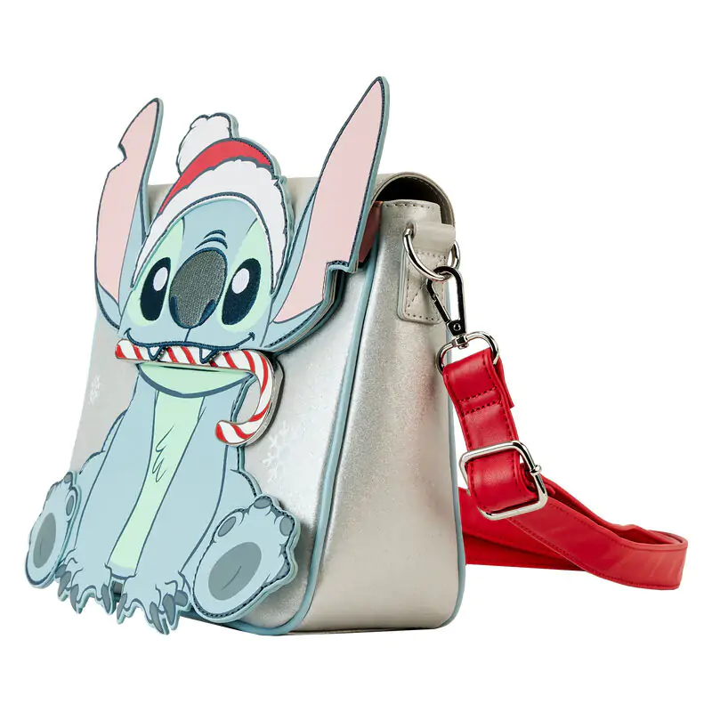 Loungefly Disney Stitch Holiday bleščeča crossbody torba fotografija izdelka