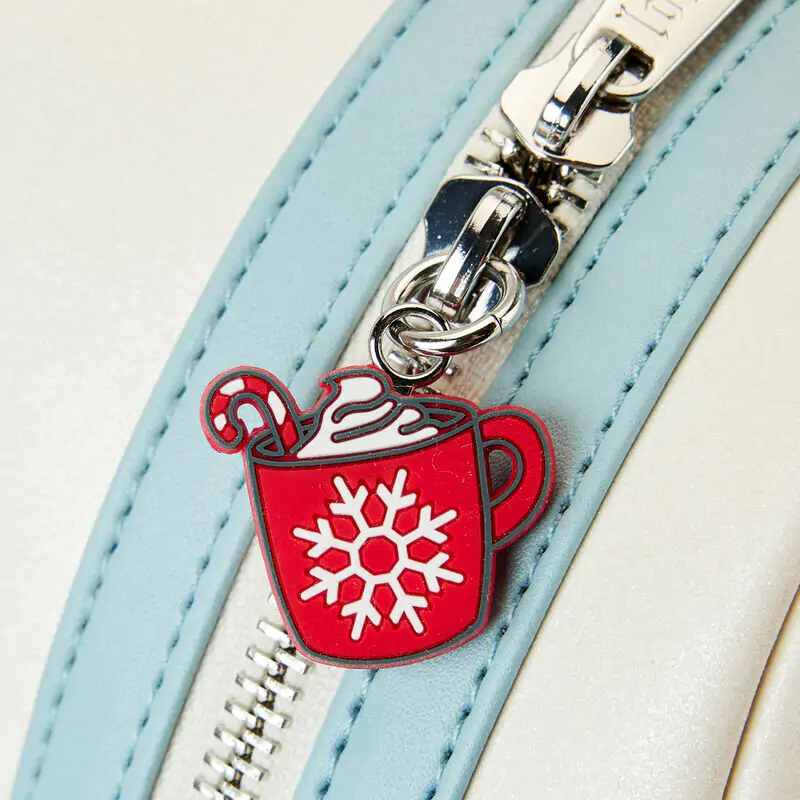 Loungefly Disney Stitch Holiday Snow Angel bleščeč nahrbtnik 26cm fotografija izdelka
