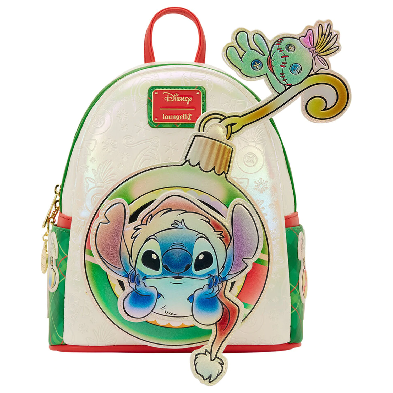 Loungefly Disney Stitch Holiday nahrbtnik 26 cm fotografija izdelka